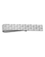 Valora Sterling Silver Rhodium-plated Tie Bar