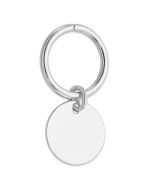 Lyra Sterling Silver Rhodium Plated Key Chain