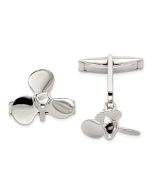 Alouette Sterling Silver Propeller Cuff Links