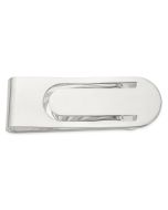 Zevora Sterling Silver Rhodium-plated Polished Money Clip