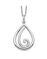Sentimental Expressions Sterling Silver Rhodium-plated Remember Me Always 18in Necklace