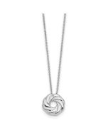 Sentimental Expressions Sterling Silver Rhodium-plated CZ Sparkle and Shine 14in. Necklace with 2in. ext
