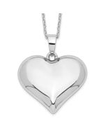 Sentimental Expressions Sterling Silver  Without You Hear Ash Holder 18 Inch Necklace