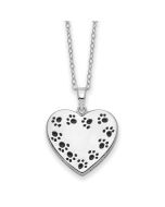 Sentimental Expressions Sterling Silver Rhodium-plated Antiqued Love Never Ends Pet Ash Holder 18 Inch Necklace