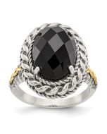 Dahlia Mist Onyx Ring
