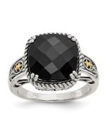 Hector Crest Onyx Ring