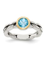 Dahlia Fleur Topaz Ring