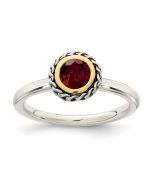 Petra Luxe Garnet Ring