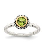Maeve Fleur Peridot Ring