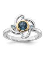 Dahlia Hue Topaz Ring
