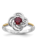 Greer Mist Garnet Ring