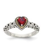 Dahlia Grove Garnet Ring