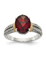 Halia Calla Garnet Ring