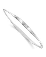 Rowan White Ice Sterling Silver Rhodium-plated Diamond Bangle