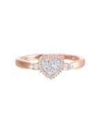 IsIsSol LinArVio 14K Rose Gold Diamond Ring
