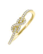 14Kt Yellow Gold Diamond 1/8Ctw Ring