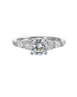 Eternal Journey Diamond Semi-Mount Ring .44CTW