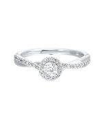 14k Diamond Ring 1/4ctw