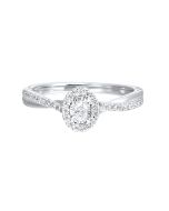 14k Diamond Ring 1/4ctw