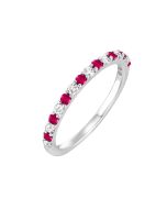 14k Ruby and Diamond Ring