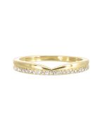 10kt Yellow Gold Diamond Ring 1/8ctw