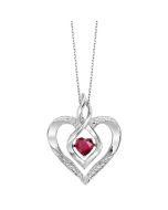 Silver Classic Book Rhythm Of Love Neckwear Pendant
