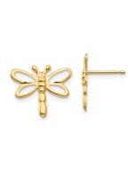 Sunny Bloom 14k Madi K Dragonfly Post Earrings