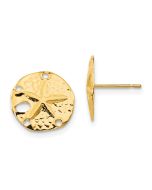 Minnie Nook 14k Madi K Sand Dollar Post Earrings