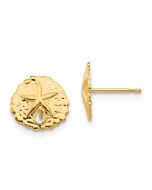 Pixie Joy 14k Madi K Sand Dollar Post Earrings