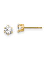 Dreamy Wink 14k Madi K CZ Stud Post Earrings