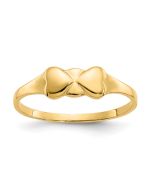 Skippy Shine 14k Madi K Heart Baby Ring