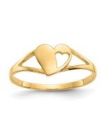 Snowflake Bear 14k Madi K Heart Baby Ring