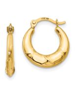 Sprout 14k Madi K Hollow X Hoop Earrings