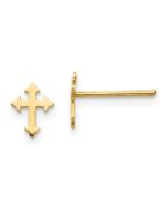 Winky Wink 14K Madi K Polished Cross Post Earrings