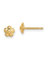 Bunny Bug 14k Madi K Flower Post Earrings