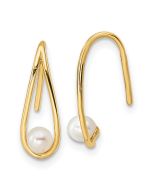 Giggles 14k Madi K Freshwater Cultured Pearl Teardrop Earrings