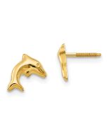 Sunbeam Spark 14k Madi K Sm. Dolphin Earrings