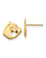 Twinkle Bloom 14k Madi K Polished Horse Head Post Earrings