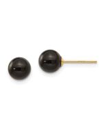 Glimmer Buddy 14k Madi K Onyx Bead Earrings