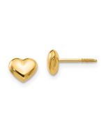 Winky Puff 14k Madi K Sm. Puffed Heart Earrings
