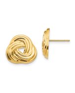 Peanut Nest 14k Madi K Love Knot Post Earrings