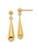 Buddy 14k Madi K Teardrop Dangle Post Earrings