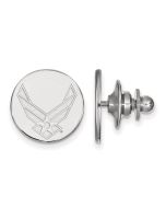 Briar Sterling Silver Rhodium-plated LogoArt U.S. Air Force Lapel Pin