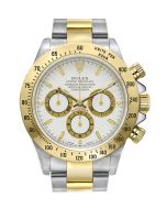 *Pre-Owned* Rolex Yellow Rolesor Cosmograph Daytona 40 Watch - White Index Dial