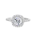 Avalon Sapphirea Diamond Halo Ring