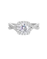 Enchanted Halo Twist Semi-Mount Ring .38CTW