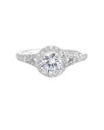 Halo Embrace Split Shank Semi-Mount Ring .41CTW