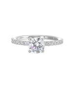 Eternal Radiance Solitaire Semi-Mount Ring .23CTW