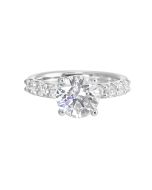 Timeless Radiance Solitaire Semi-Mount Ring .64CTW