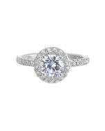 Radiant Halo Sparkle Semi Mount .6CTW